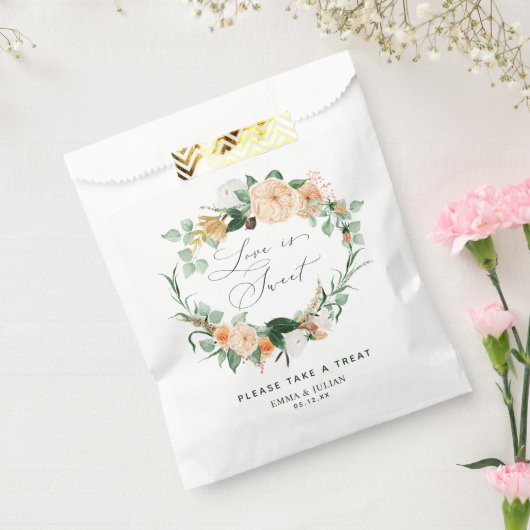 Sachets En Papier L'Amour Est Doux Prendre Une Traite Mariage Favor (Scellé)