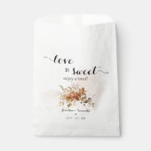 Sachets En Papier L'amour est doux Profitez d'un traitement Automne  (Devant)