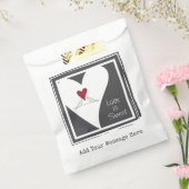 Sachets En Papier L'amour est doux Simple Inséparables modernes Coeu (Scellé)