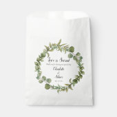 Sachets En Papier L'amour est doux vert Mariage Garland (Devant)
