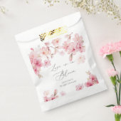 Sachets En Papier L'amour est en fleur cerisier fleuri nuptiale (Scellé)