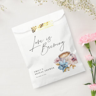 Sachets En Papier L'amour est en train de se faire une douche de mar