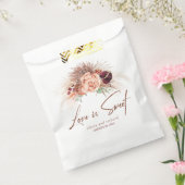 Sachets En Papier L'amour est Herbe de Pampa en Terre Cuite Fleurie  (Scellé)