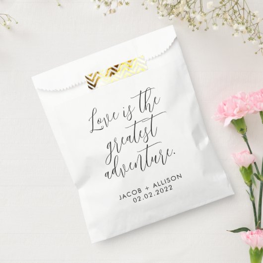 Sachets En Papier L'amour est la plus grande aventure. (Scellé)