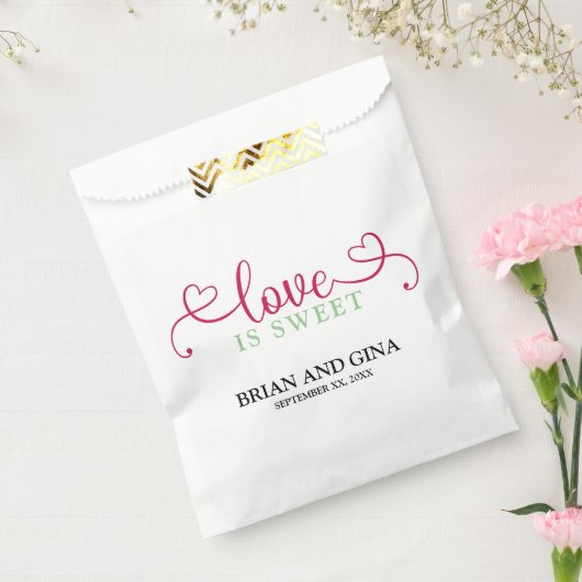 Sachets En Papier L'amour est Mariage (Scellé)