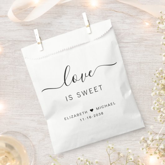 Sachets En Papier L'amour est Mariage (Coupé)