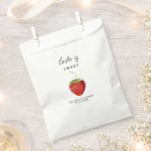 Sachets En Papier L'amour est Mariage de fraise douce (Coupé)