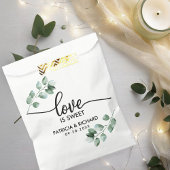 Sachets En Papier L'amour est Mariage de verdure douce