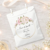 Sachets En Papier L'amour est Rose doux Mariage Sweet Treat Favorise (Coupé)