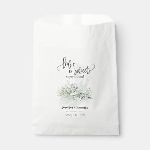 Sachets En Papier L'amour est sucré profiter d'un régal Eucalyptus s