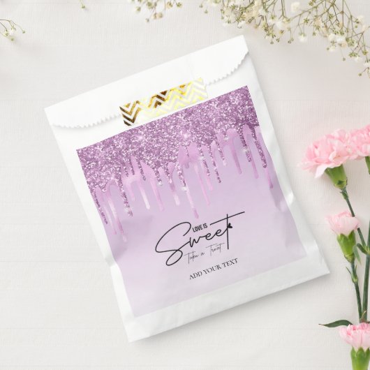 Sachets En Papier L'amour est sucré S'il vous plaît prendre une fête (Scellé)