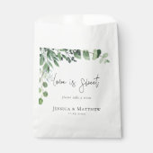 Sachets En Papier L'amour est un doux Mariage d'Eucalyptus (Devant)