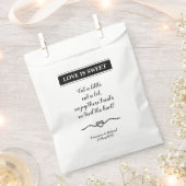 Sachets En Papier L'amour est un Mariage marin doux (Coupé)