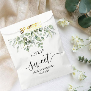 Sachets En Papier L'amour est une verdure douce Eucalyptus Mariage