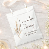 Sachets En Papier "L'amour fait une famille" (Coupé)