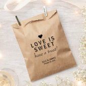 Sachets En Papier L'amour moderne est un Mariage personnalisé (Coupé)
