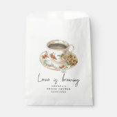 Sachets En Papier L'amour se prépare Mariage Café (Devant)