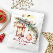 Sachets En Papier Lanterne avec pin et baies Holly Noël