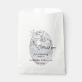 Sachets En Papier Lanterne Lit aux bougies dans Mariage de neige éti (Devant)