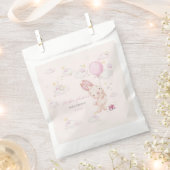 Sachets En Papier Lapin Baby shower fille (Coupé)