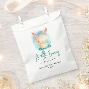 Sachets En Papier Lapin bébé - shower bébé