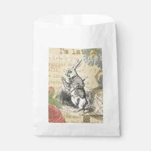 Sachets En Papier Lapin Blanc Aventures d'Alice au Pays des Merveill
