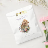 Sachets En Papier Lapin de Pâques floral (Scellé)