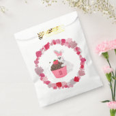 Sachets En Papier Lapin Whimsical, Bee & Strawberry Cupcake Annivers (Scellé)