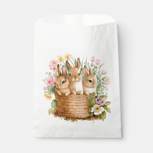 Sachets En Papier Lapins (Devant)