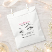 Sachets En Papier Lash extension Lashes Brow Pink Lash Kit de soins  (Coupé)