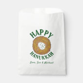 Sachets En Papier Latkes Happy Hanoukka Chanukah Jours fériés juifs (Devant)
