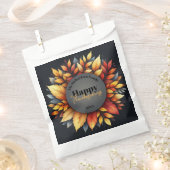 Sachets En Papier L'Automne Saison Vibre Feuilles Thanksgiving (Coupé)