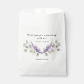 Sachets En Papier Lavande et Eucalyptus Feuille Merci (Devant)
