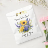 Sachets En Papier Lavande violette avec Mariage de tournesol (Scellé)