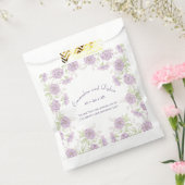 Sachets En Papier Lavender Purple Rose Wedding (Scellé)