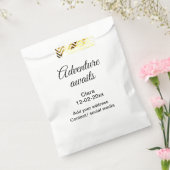 Sachets En Papier L'aventure commence ajouter nom date année lieu (Scellé)