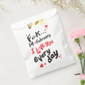 Sachets En Papier Le 14 février dernier, je t'aime tous les jours (Scellé)