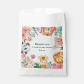 Sachets En Papier Le Baby shower des animaux des bois (Devant)