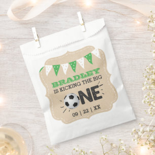 Sachets En Papier Le Big One Football 1er anniversaire
