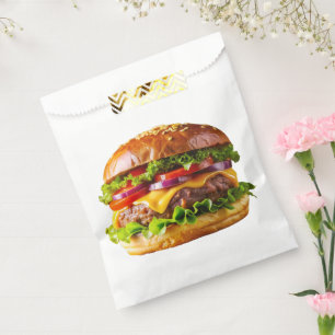 Sachets En Papier Le cheeseburger appétissant de SlipperyJoe crousti