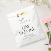 Sachets En Papier Le Jour Avant Le Déjeuner Minimal De La Répétition (Scellé)