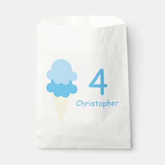 Sachets En Papier Le Jour du Birthday (Devant)