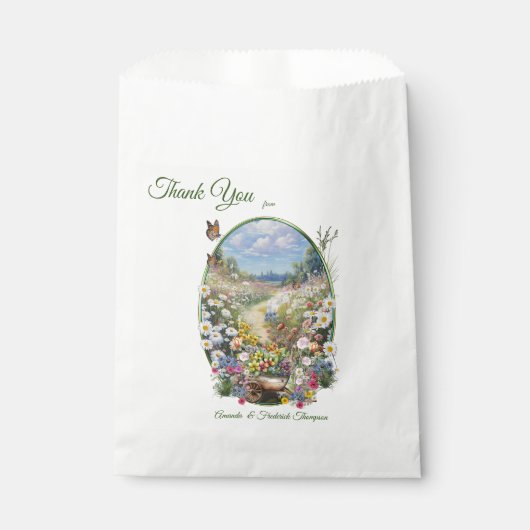 Sachets En Papier Le langage des fleurs (Devant)