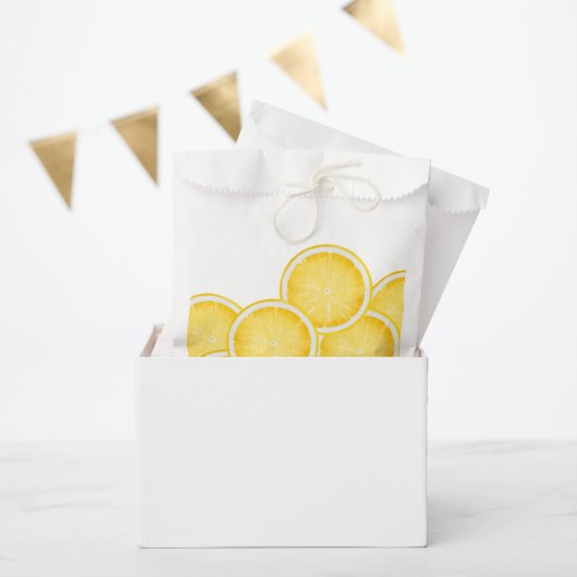Sachets En Papier Le Lemon Spritz Jaune (Fête)
