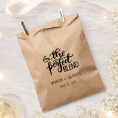 Sachets En Papier Le Mélange Parfait Rustique Kraft Papier Mariage F (Coupé)