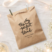 Sachets En Papier Le Parfait Mélange Mariage de Script Moderne (Coupé)