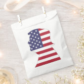 SACHETS EN PAPIER LE PRÉSIDENT DONALD TRUMP AMERICAN FLAG (Coupé)