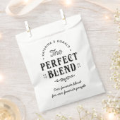 Sachets En Papier Le Sac De Faveur Du Mariage De Café Parfait (Coupé)