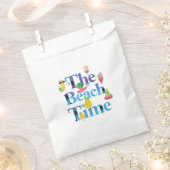 Sachets En Papier Le Temps De La Plage (Coupé)