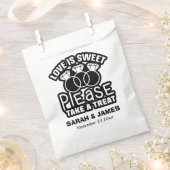 Sachets En Papier Le thème mariage Love Is Sweet (Coupé)